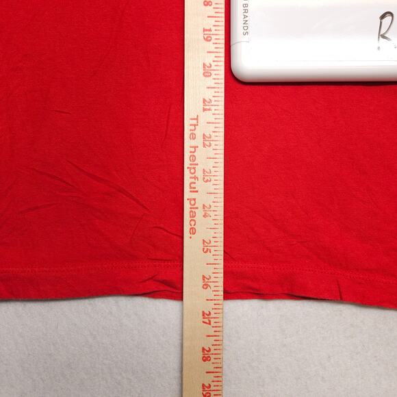 Nike Air Tee Graphic Casual Pullover Short Sleeve T Shirt Mens Size M Red - Picture 8 of 9